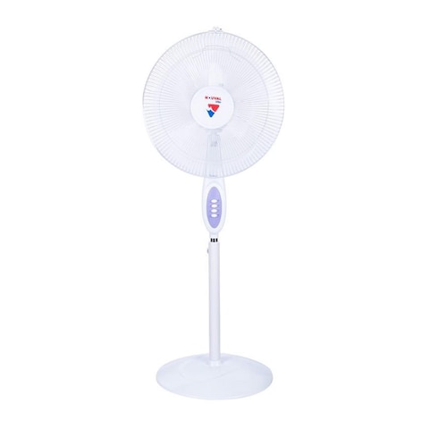 Nouval Power Plus Stand Fan - 3 Speeds - 16-inch - White