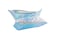Transparent Clear Nylon Gift Bag High Quality PVC Handled Gift and Shopping Bag (Blue, 18x20x10 cm) - Pack of 12