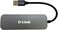 D-Link 4-Port USB 2.0 Hub with Power Adapter, Backwards Compatible With USB 1.1