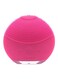 Luna Rechargeable Silicone Brush Facial Skin Massager Rose Red