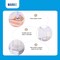 Markq Clear Favor Boxes 8x8x8 cm, 12 pcs PVC Transparent Box for Gifts Macaron Cupcake Candy Cookies Ornament Gifts Wedding Party Baby Shower (Silver Base)