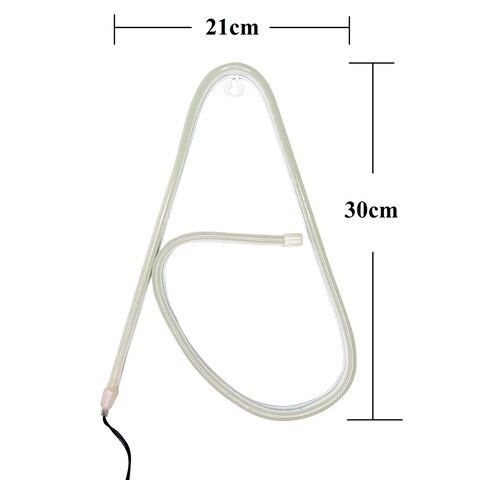 LED Neon Flex Letter Light A 30x21cm