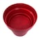 Capri Pot&amp;Saucer 18 CM Red