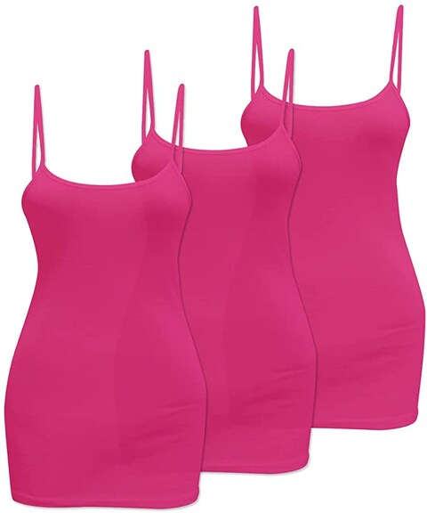 Aiwanto 3 Pack Women's Vest Sleeveless Plain Tank Top Thin Spaghetti Strap Womens