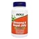 Now Ginseng And Royal Jelly Dietary Supplement Vegetarian 90 Capsules