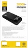 JBQ PD22.5W Dual Port USB and Type-C Power Bank with Display 20000mAh PB-D20