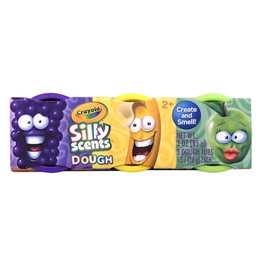 Crayola Silly Scents Masilla Playing Dough 2+ Years 28g x Pack of 3