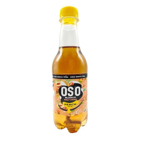Oso Blanco Malt Drink Peach - 330 Ml