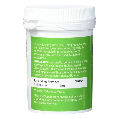 Valupak Vitamins Garlic Tablets 3mg 30 Pieces