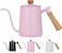 Coffee dripper pot wood handle M116 600ml pink