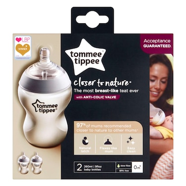 Tommee Baby Feeding Bottle 2X260Ml