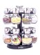 Dessini 16 Piece Glass Spice Jar Clear/Silver 22X22X11Cm