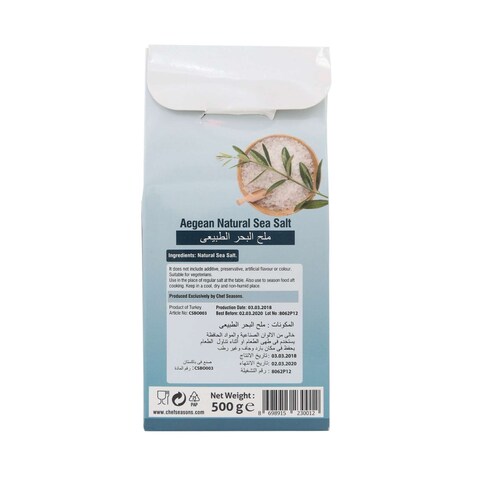 Chef Seasons Natural Sea Salt 500g