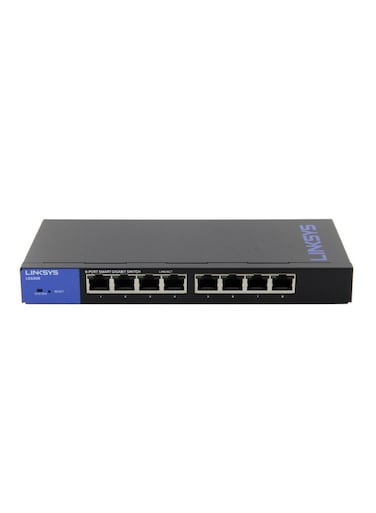 Linksys 8-Port Business Smart Gigabit Poe+ Switch Black