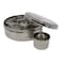 Raj Spice Container Silver 21cm
