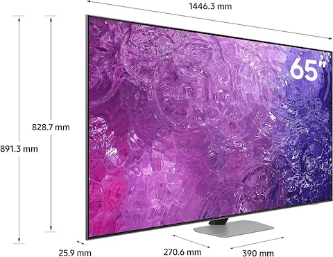 Samsung 65 Inch TV Neo QLED 4K Neural Quantum Processor Anti Reflection OTS+, QA65QN90CAUXSA (2023 Model)