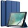 TRON Case Compatible For Apple iPad 9.7 Case 2018 iPad 6th Generation Cases/2017 iPad 5th Generation Case with Pencil Holder,Slim Soft Silicone Smart Trifold Stand Protective Cover, Blue