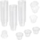 Lavish 2 Oz. Clear Plastic Disposable Portion Cups With Lids, [2500 Pcs ] Sampling Cups, Portion Control Cups