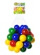 Rally 50-Piece Soft Ocean Pit Toy Balls Play Set Multicolored For Age Group 1+ Years
