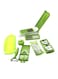 Nicer Dicer 11-Piece Fruit And Vegetable Chopper And Slicer Set White/Green