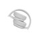 Moodix ANC Bluetooth On-Ear Headphones, Active Noise Cancelling Wireless Headphones Android and iPhone Compatible, Over-Ear Loud Headphones with Deep Bass, White