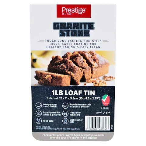 Prestige Granite Stone 1LB Loaf Tin 25x11x5.5cm