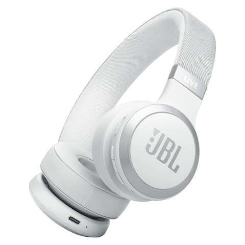 JBL Live 670NC Bluetooth Over-Ear Headphones White