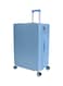 Morano 3-Piece Hardside Abs Spinner Luggage Trolley Set - Sky Blue