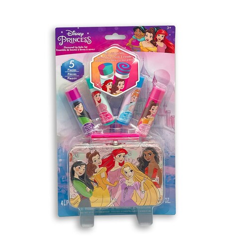 Disney Princess 4 Pack Swirl Lip Balm With Tin-Makeup