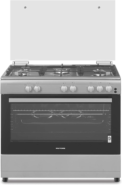 Wolf Power 90X60cm 5 Gas Cooker Stainless Steel WCR950CI