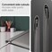 Spigen Laptop Sleeve Valentinus S 13 14 inch, compatible with MacBook Pro, Built in Magnetic Flap with [Foldable Stand] Leather Laptop Case, Laptop Pouch Bag - City Gray