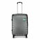في آي بي ليبسون حقيبة سفر صلبة مع 4 عجلات، حجم كبير 79.5 سم - رمادي دافئ