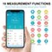 Kkmoon-Multi-Functional Body Fat Scales Home Use Intelligent BT Electronic Weight Scale High Precision Sensors Digital BMI Scale Water Mass Health Body Composition Analyzer Monitor