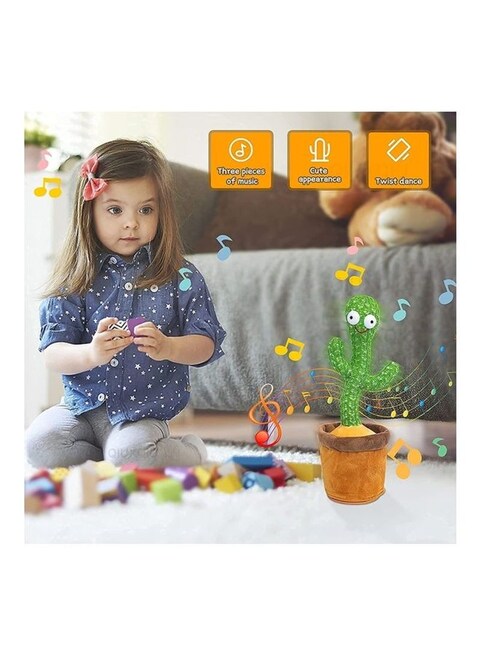 Electric Dancing Cactus Plant Stuffed Toy
