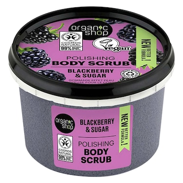 Organic Shop Blackberry And Sugar Polishing Body Scrub Blue 250ml