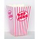 Unique Popcorn Boxes 10-Pieces Set- 6.25 x 4.25-Inch Size- Red/White