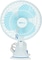 MODI 180&deg; Mini Clip Fan - 6 Inch   Desktop Portable Small Electric Fan White   Two Pin Plug Wire Small Fan for Home, Office
