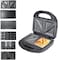 Klikon 6-In-1 Non-Stick Multi Snacks Maker with Sandwich/Panini-Grill-Waffle-Donut-Nutty-Biscuit-Omelette Detachable Plates 850W Black KSM-812