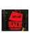 Spoil Your Wall 50% Off Sale Promotion Stickers Red/Black 50x50cm