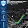 Remson Mag-X Magnetic Hybrid Protective Silicone Case Military Grade Protection For iPhone 14 Pro Max (Black)