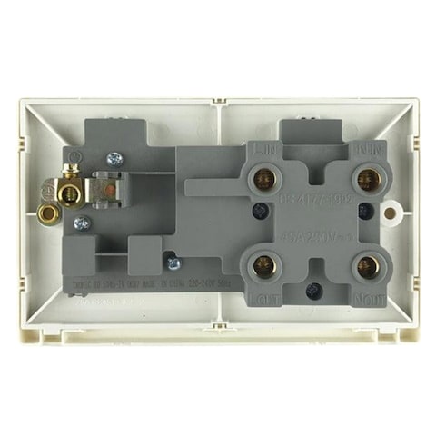 Tronic TD-5345 Cooker Control Unit Socket 45Amps Ivory