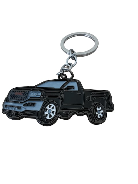 3D Car Model Metal keychain Car Styling Keyring SUV Exquisite Gift For GMC Double sided Car Keychain Holder