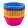 Pantry Elements Silicone Cupcake Liners/Baking Cups - 12 Vibrant Muffin Molds