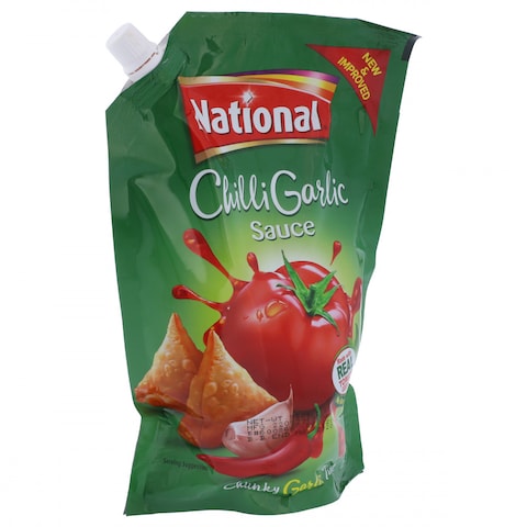 National Chilli Garlic Sauce Pouch 800 gr