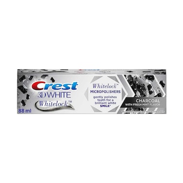 Crest 3D White White Lock Charcoal 88ml