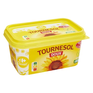 Carrefour Tournesol Doux Sunflower Margarine 500g