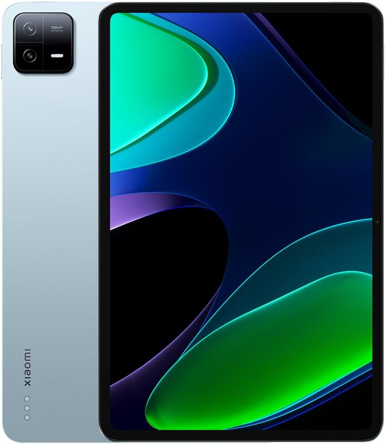 Xiaomi Pad 6, 8GB RAM, 256GB, Mist Blue (11 Inch Display, 6.51mm Thin Metal Design, Powerful Snapdragon Processor, 13MP Camera, 33W Fast Charging)