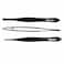 Xcluzive XLZ00XZ122 Look Gorgeous Professional Tweezers Black 3 Pieces