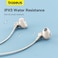 Baseus Bowie P1 Neckband Wireless Earphones   30 Hours Battery   Bluetooth 5.2   HiFi Stereo Sound   Waterproof   Low Latency   Comfortable Half In-Ear Design   Durable Silicone   Type-C Charging