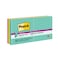3M Postit PopUp Super Sticky Notes مجموعة ميامي R3306SSMIA. 3×3 بوصة 76 مم × 76 مم، 90 س